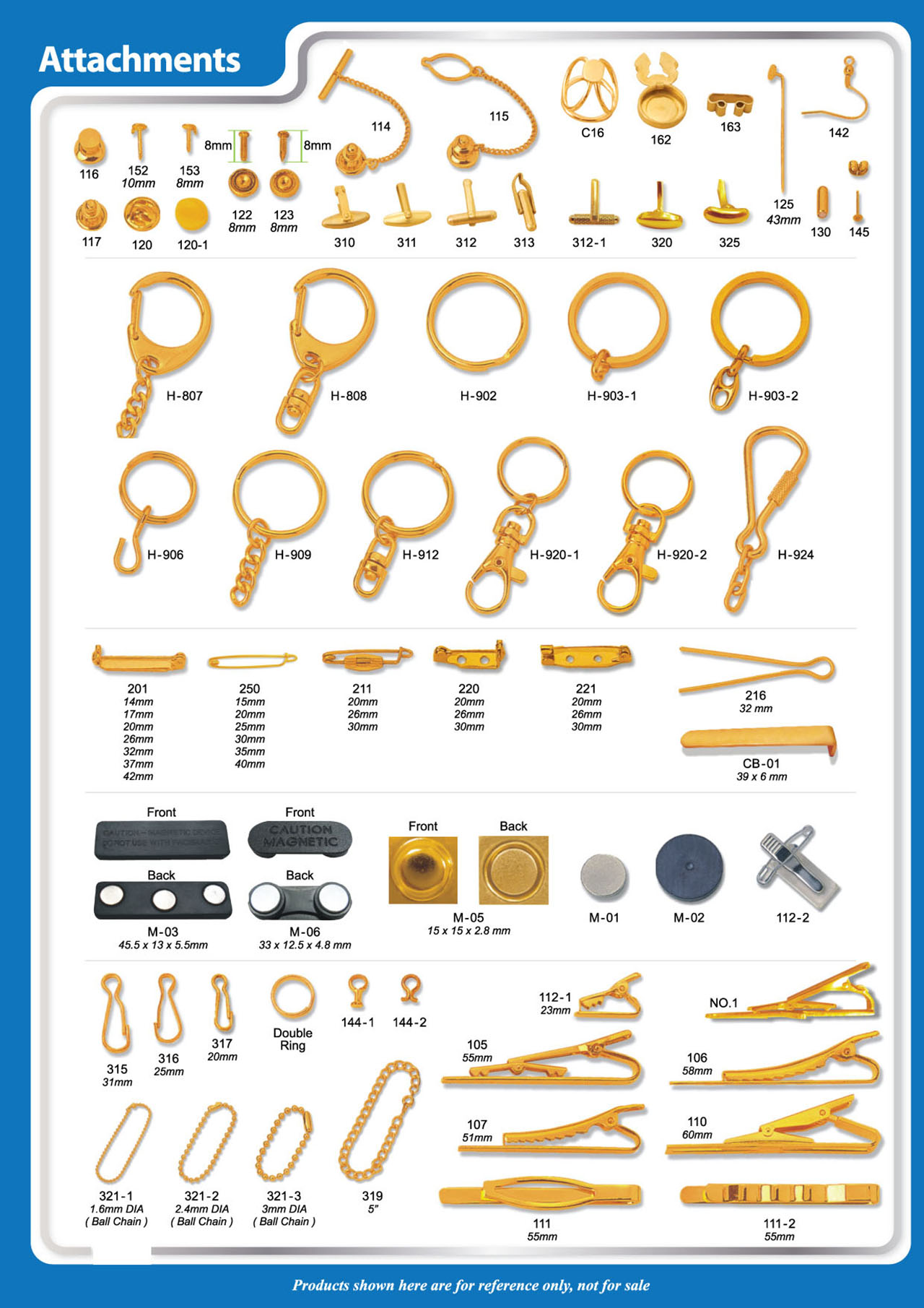 Metal Attachments